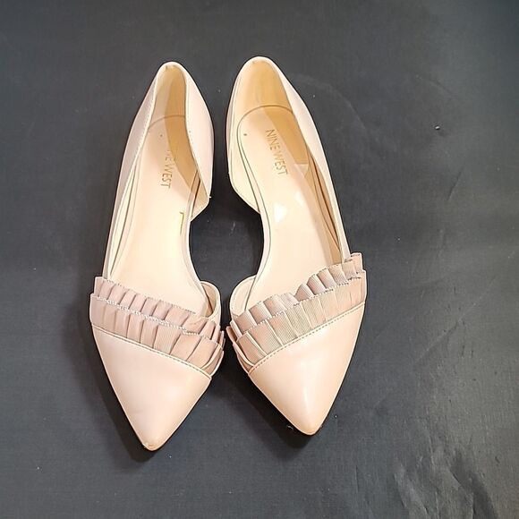 NINE WEST POINTE TOE WOMEN"S D'ORSAY SLIP-ON FLAT - Picture 3 of 13